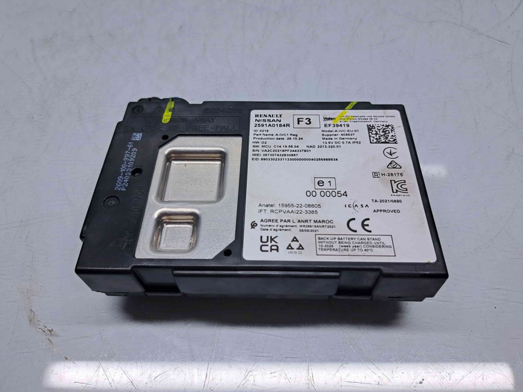 Modul confort Dacia Jogger facelift [Fabr 2021-2025] 2591A0184R
