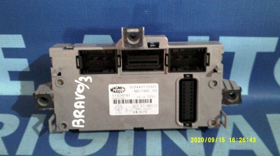 Modul confort Fiat Bravo 2008; 51826181 (EWS)