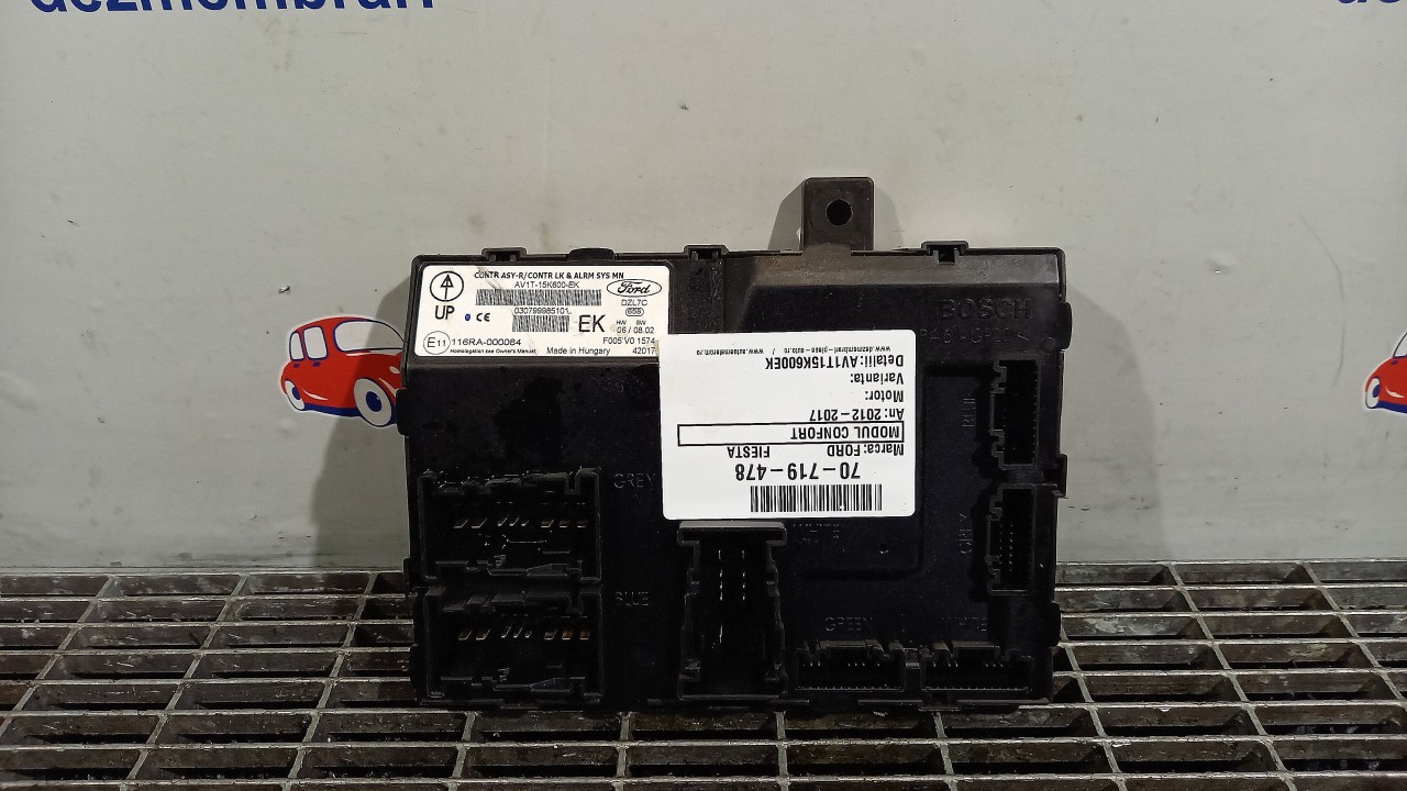 MODUL CONFORT FORD FIESTA - - (2012 2017)