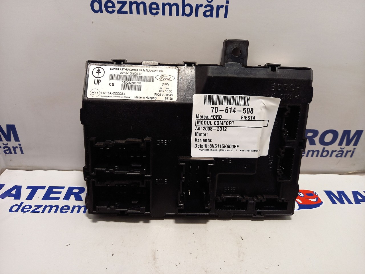 MODUL CONFORT FORD FIESTA FIESTA - - (2008 2012)