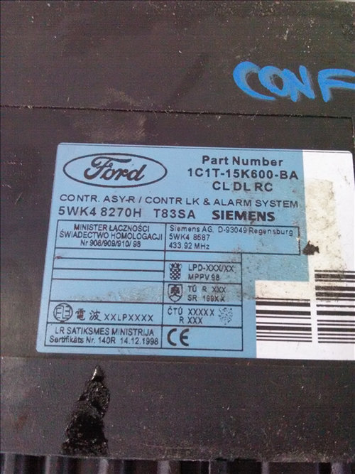 Modul confort FORD TRANSIT 2.4 TDCI an fabr. 2003