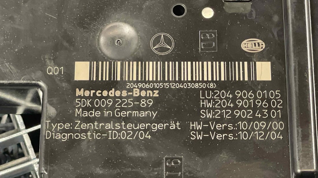 MODUL CONFORT MERCEDES C-CLASS C-CLASS - (2011 2014)