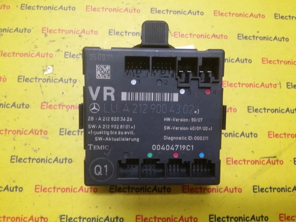 Modul confort Mercedes CLASA C A2129004302