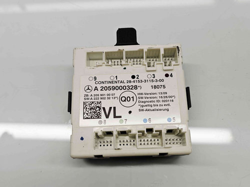Modul confort Mercedes Clasa C Combi (S205) [Fabr 2015-prezent] A2059000328