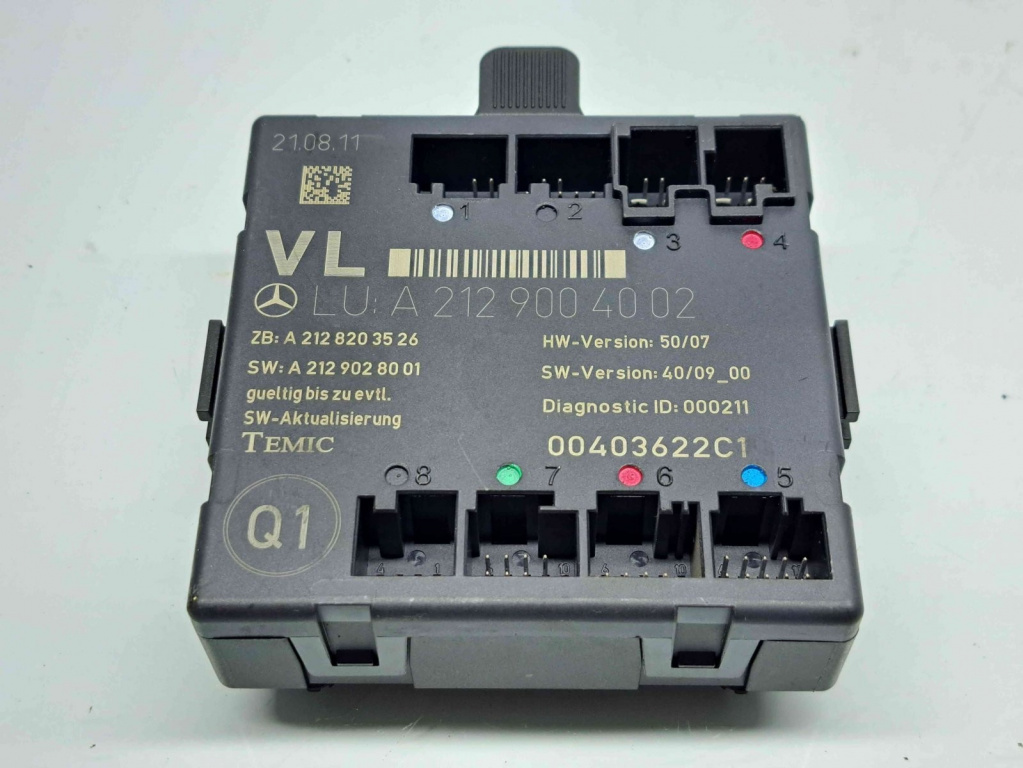 Modul confort Mercedes Clasa C (W204) [Fabr 2007-2014] A2129004002