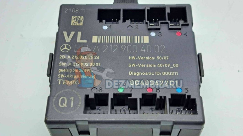 Modul confort Mercedes Clasa C (W204) [Fabr 2007-2014] A2129004002