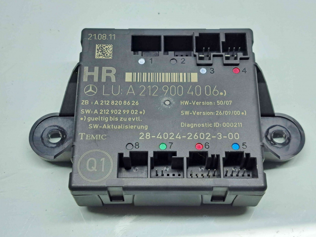 Modul confort Mercedes Clasa C (W204) [Fabr 2007-2014] A2129004006