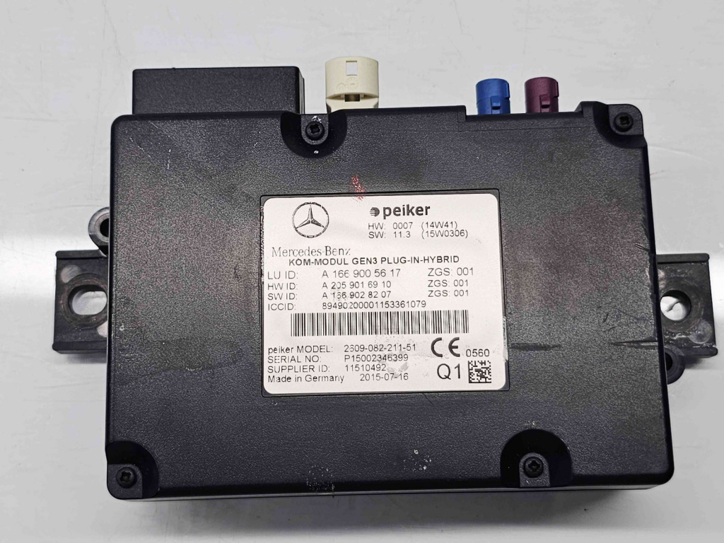 Modul confort Mercedes Clasa C (W205) [Fabr 2014-prezent] A1669005617