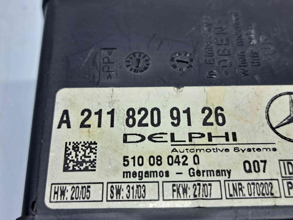 Modul confort Mercedes Clasa CLK (C209) [Fabr 2002-2009] A2118209126