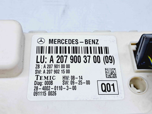Modul confort Mercedes Clasa E (W207) Coupe [Fabr 2009-2012] A2079003700