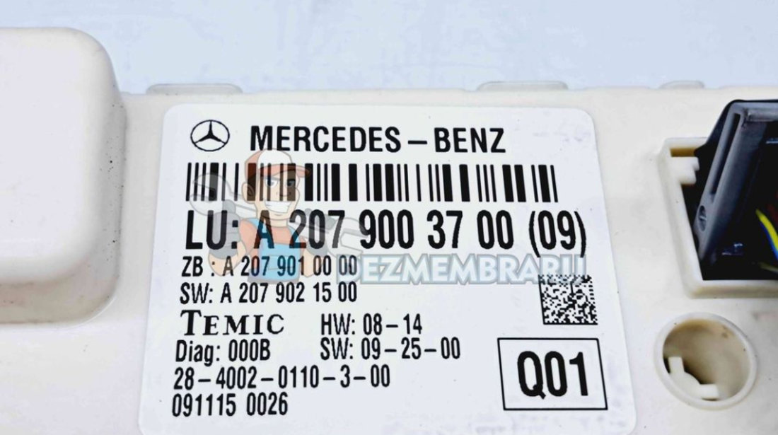 Modul confort Mercedes Clasa E (W207) Coupe [Fabr 2009-2012] A2079003700