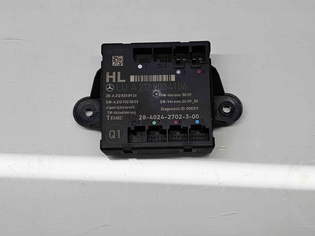 Modul confort Mercedes Clasa E (W212) AMG [Fabr 2009-2016] A2129004106
