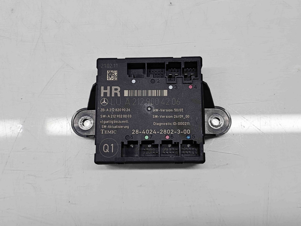 Modul confort Mercedes Clasa E (W212) AMG [Fabr 2009-2016] A2129004206