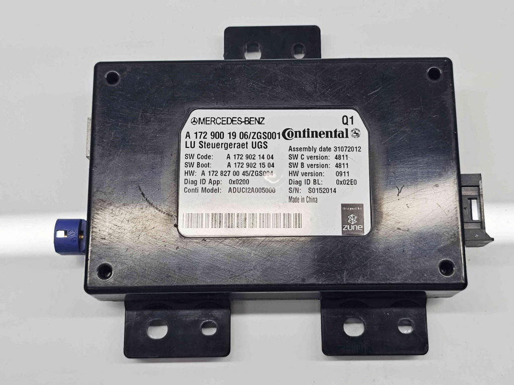 Modul confort Mercedes Clasa E (W212) [Fabr 2009-2016] A1729001906