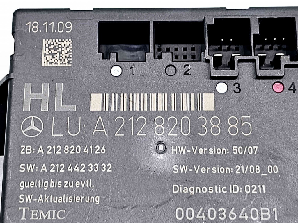 Modul confort Mercedes Clasa GLK (X204) [Fabr 2008-prezent] A2128203885