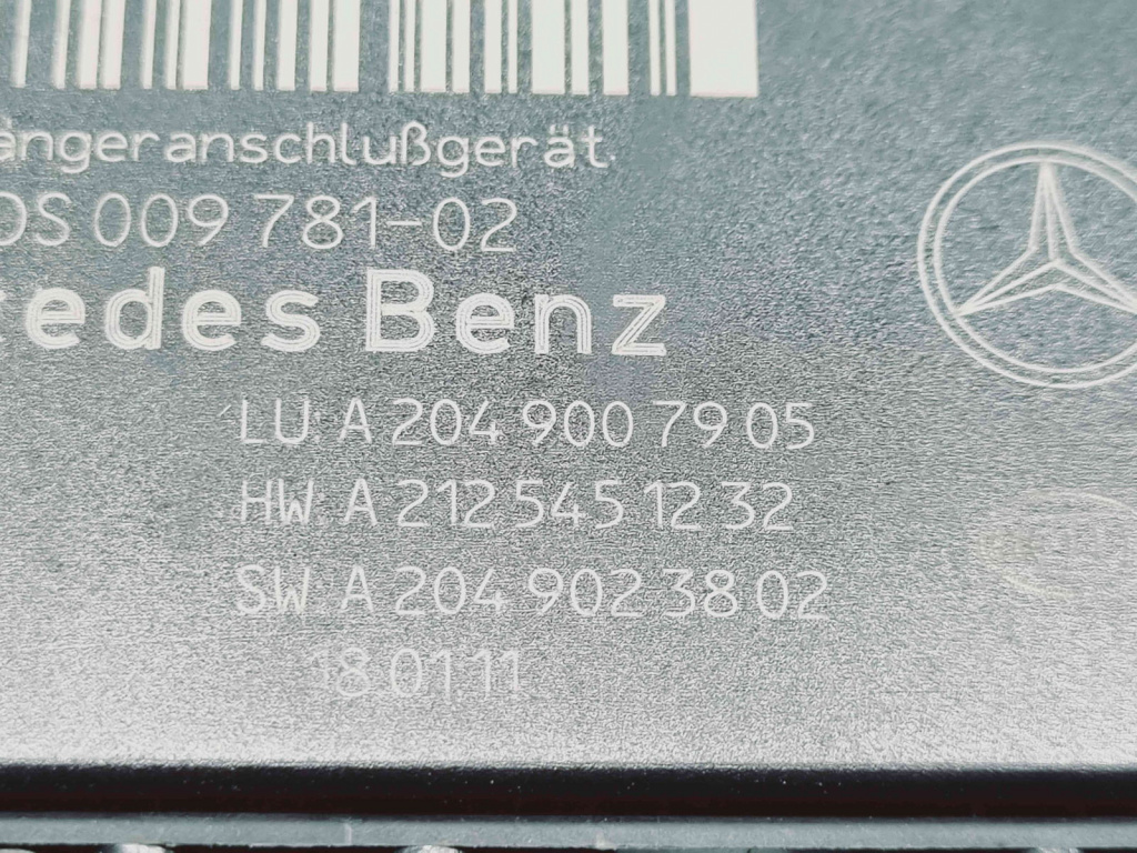 Modul confort Mercedes Clasa GLK (X204) [Fabr 2008-prezent] A2049007905 3.0 CDI 642961 165KW / 225CP