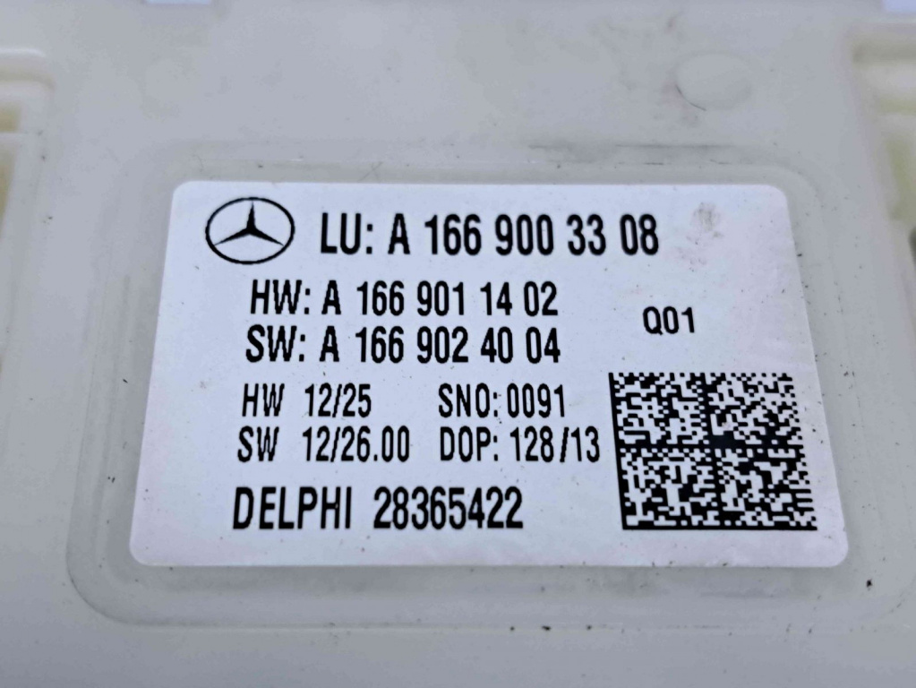 Modul confort Mercedes Clasa ML (W166) [Fabr 2011-2022] A1669011402