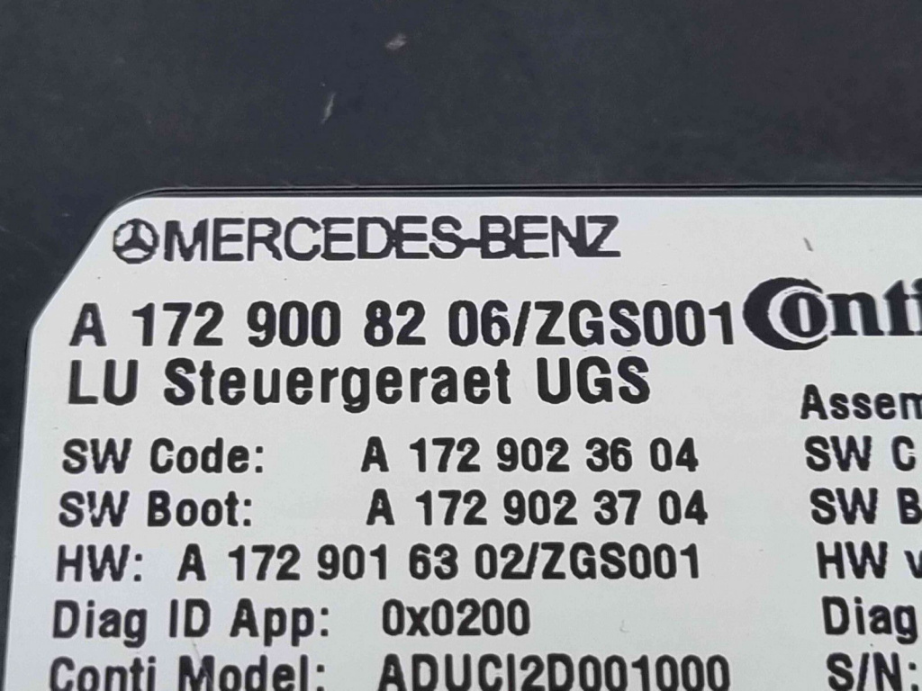 Modul confort Mercedes Clasa ML (W166) [Fabr 2011-2022] A1729008206