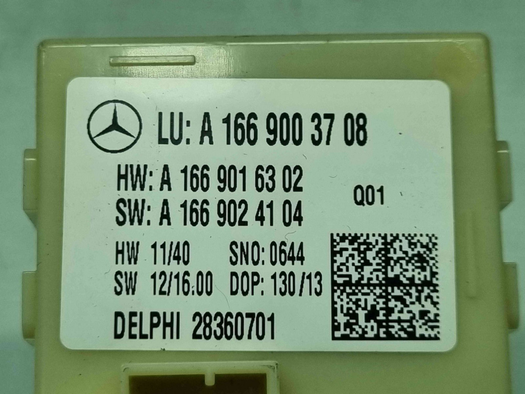 Modul confort Mercedes Clasa ML (W166) [Fabr 2011-2022] A1669016302