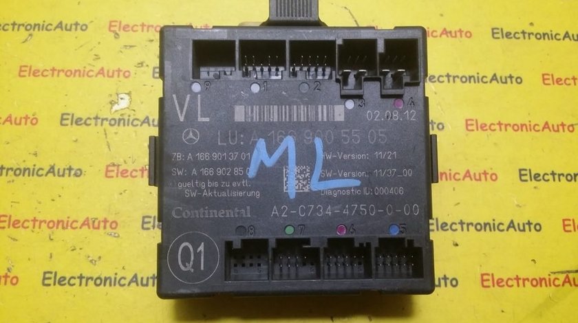 Modul confort Mercedes ML A1669005505