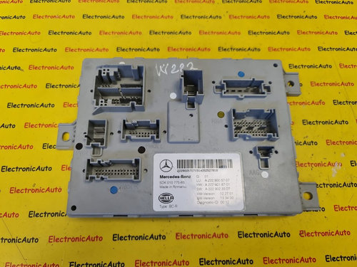 Modul Confort Mercedes S-CLASS W222, A2229005707, 5DK01077565