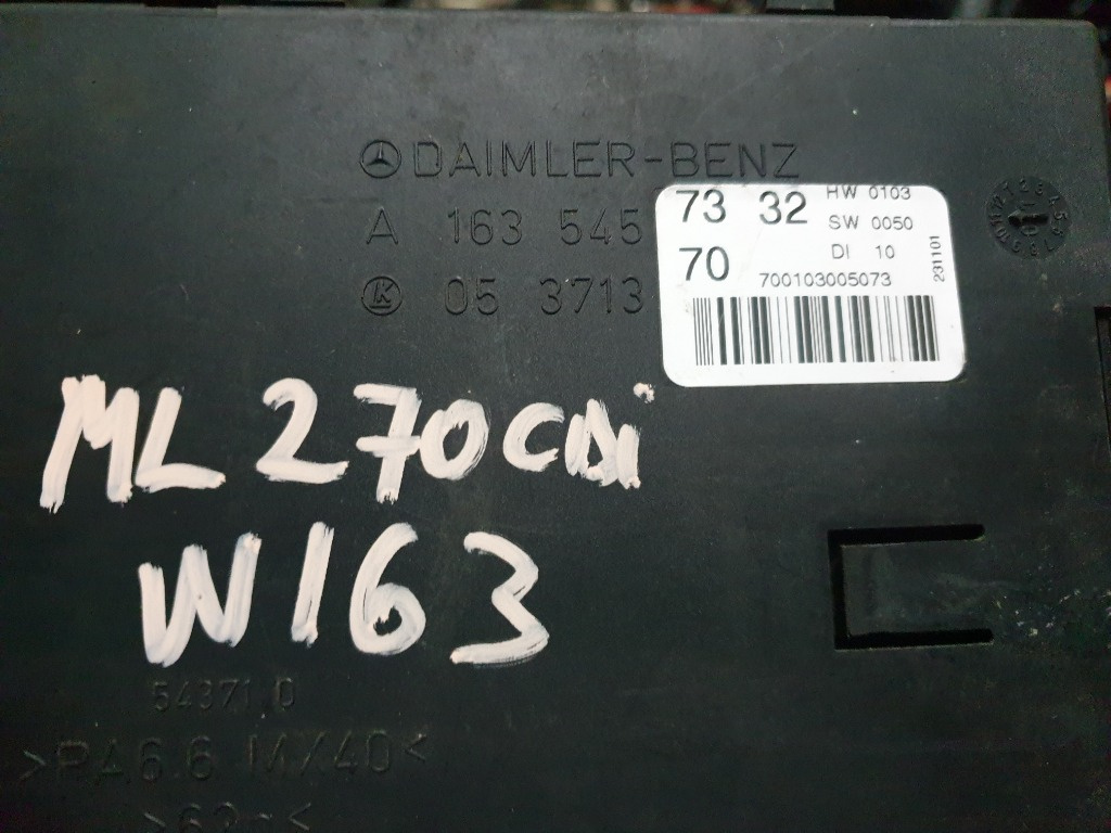 Modul Confort Mercedes w163 cod A1635457332