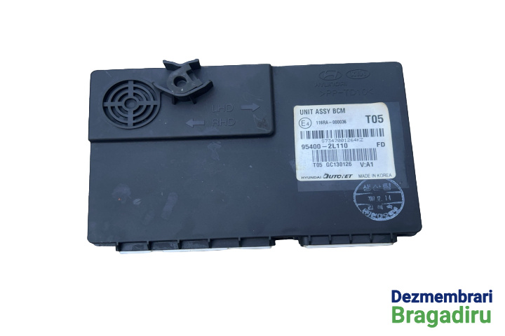 Modul confort Modul BCM Cod: 95400-2L110 Hyundai i30 FD [2007 - 2010] Hatchback 1.6 CRDi MT (116 hp) Cod motor D4FB