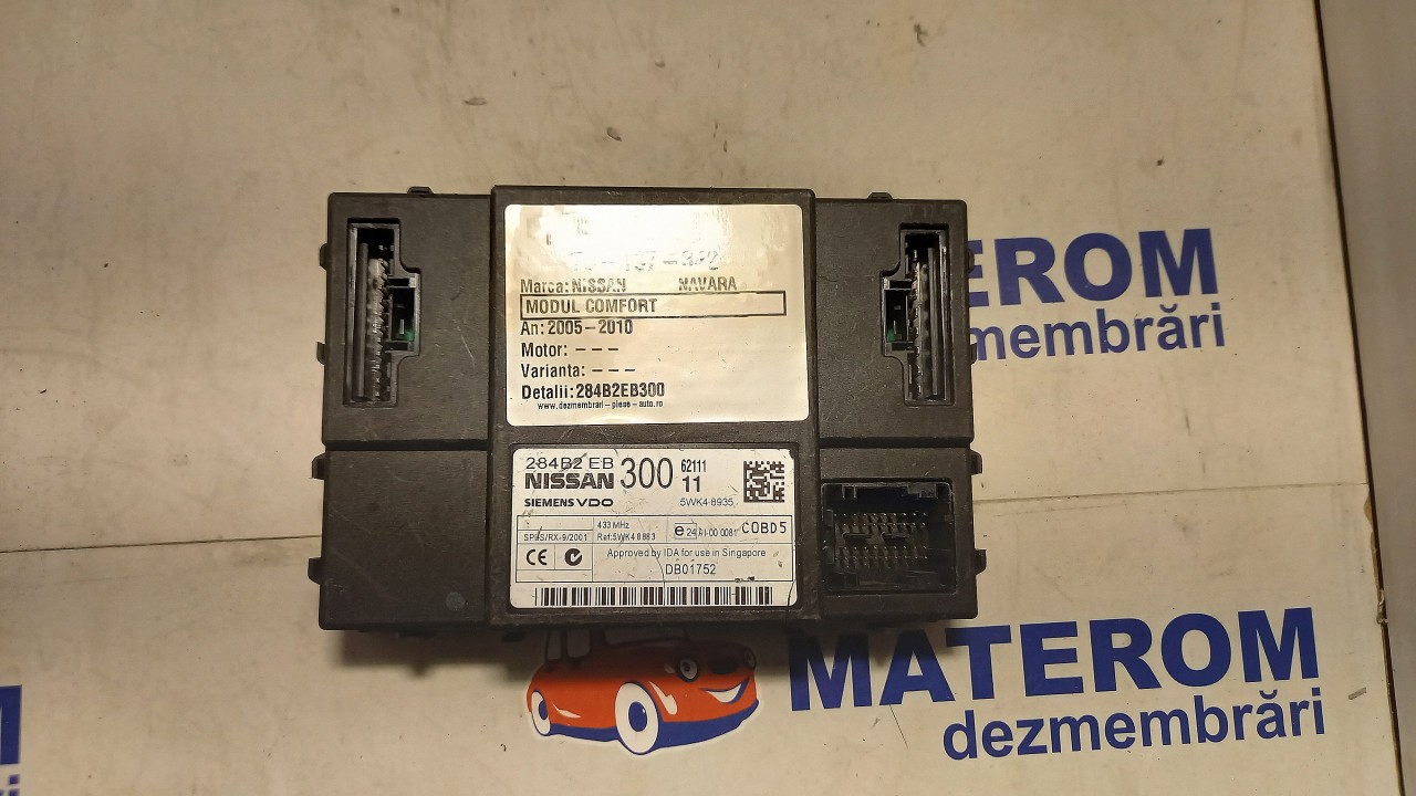 MODUL CONFORT NISSAN NAVARA - - (2005 2010)