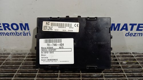 MODUL CONFORT NISSAN NOTE NOTE - - (2010 2012)