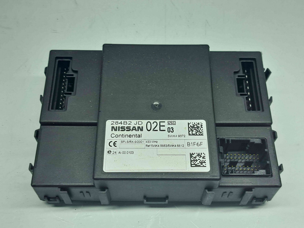 Modul confort Nissan Qashqai [Fabr 2007-2014] 284B2JD02E