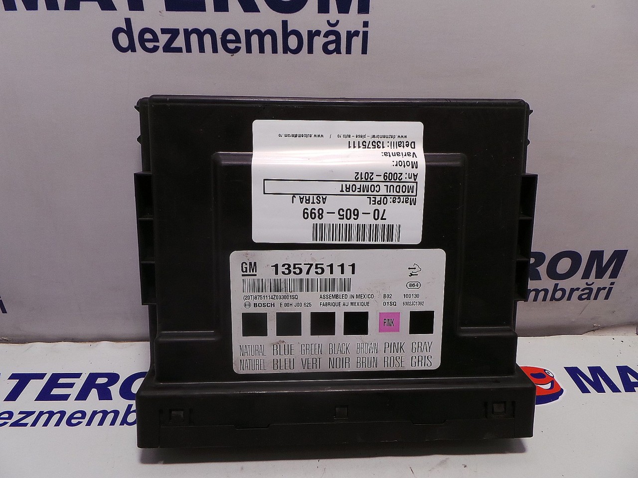 MODUL CONFORT OPEL ASTRA J ASTRA J - - (2009 2012)