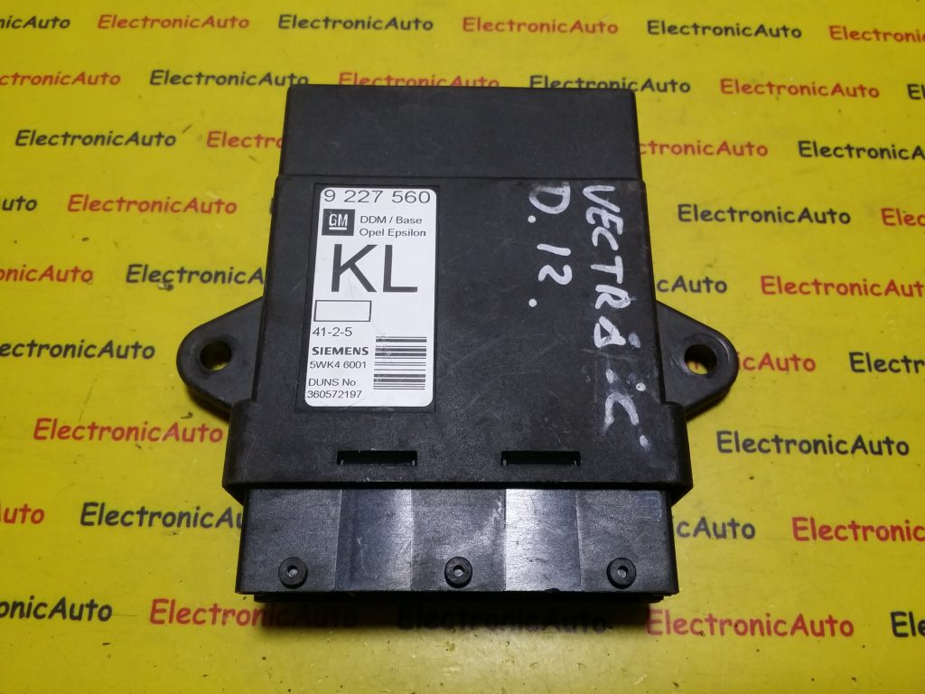 Modul Confort Opel Vectra C 9227560, 5WK46001