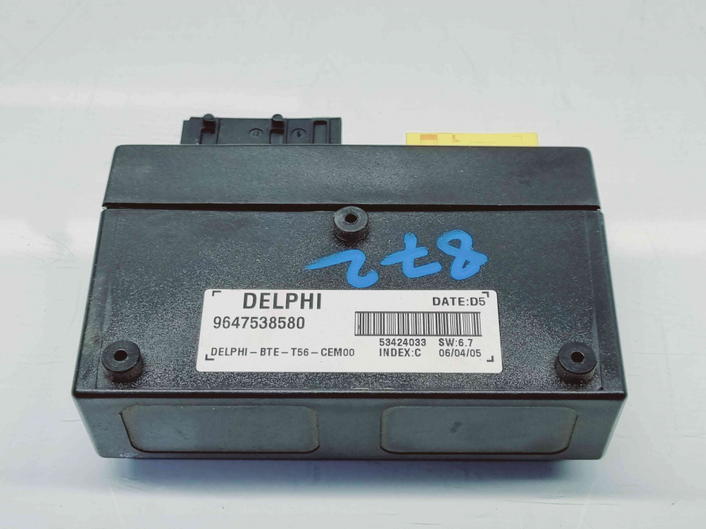 Modul confort Peugeot 307 CC (3B) [Fabr 2003-2009] 9647538580
