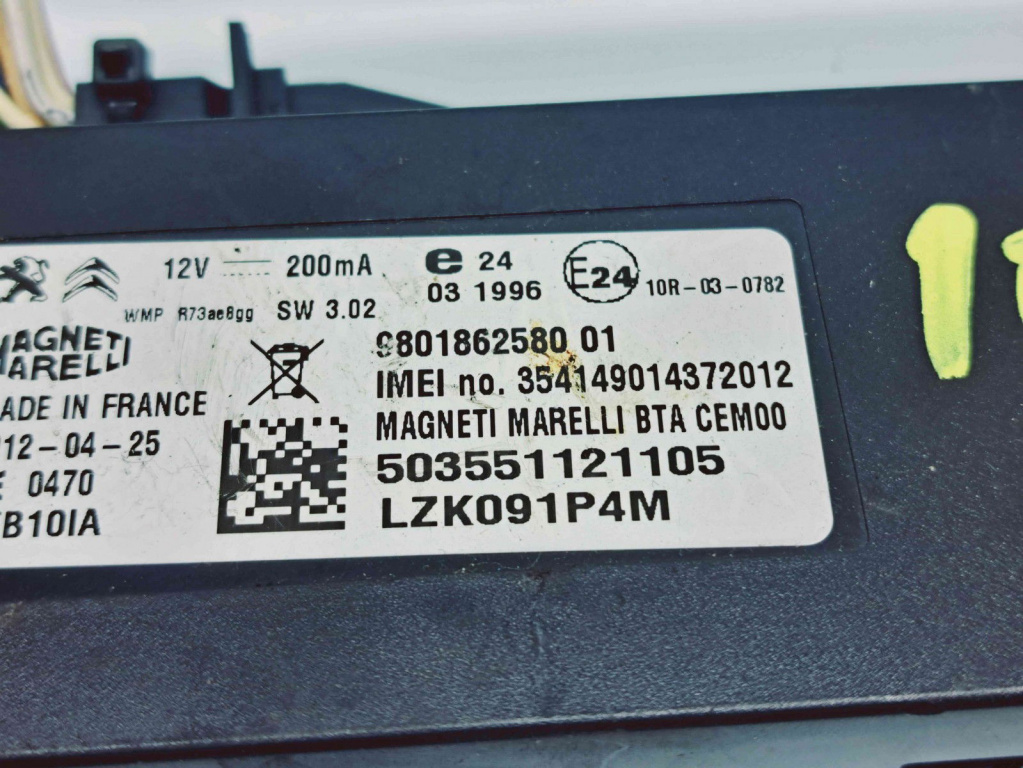 Modul confort Peugeot 508 [Fabr 2010-2018] 980186258001