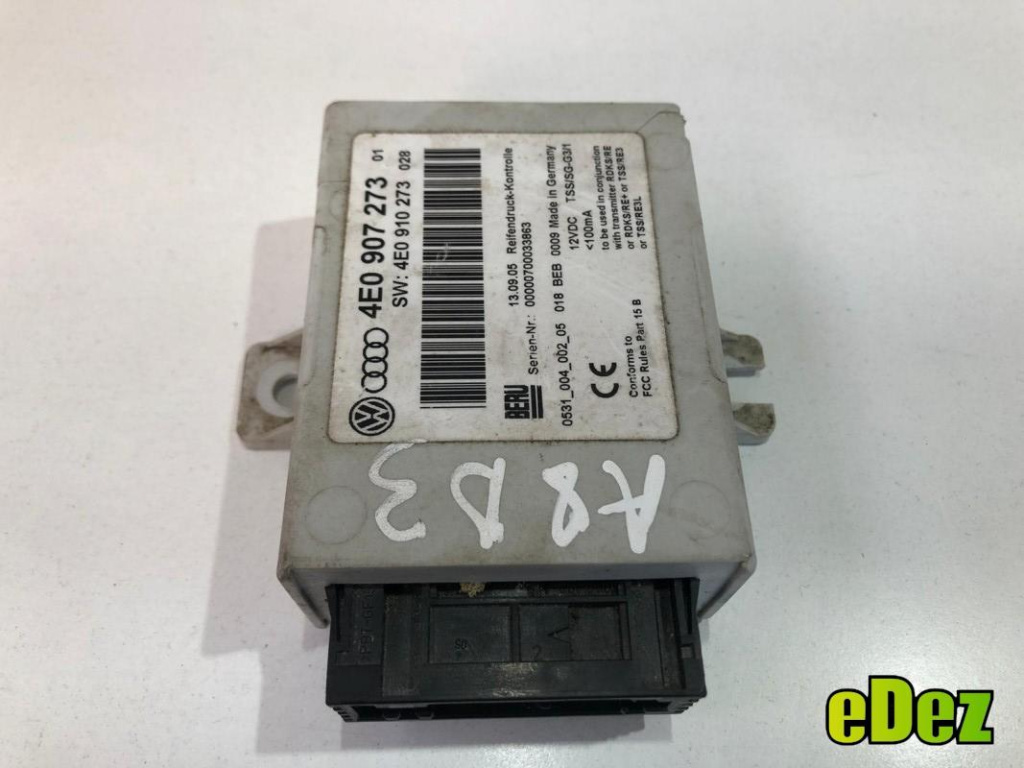Modul confort presiune roti Audi A8 (2002-2009) [4E] D3 4e0907273