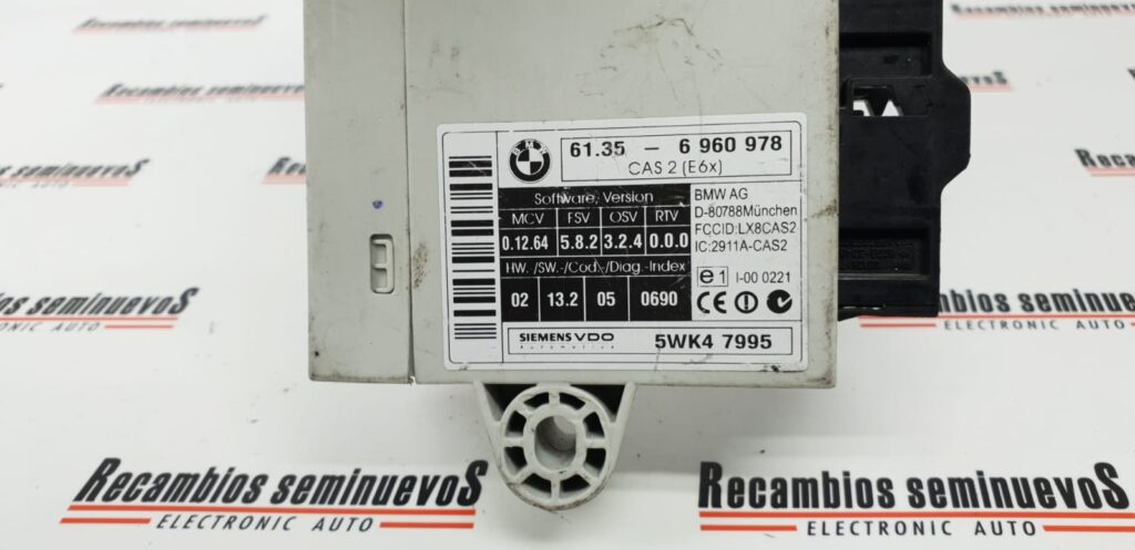 Modul CONFORT SIEMENS BMW E61 61.35-6 960 978 / 61 35 6 960 978 / 61356960978 / 5WK4 7995 / 5WK47995 / CAS261.35-6 960 978 / 61 35 6 960 978 / 61356960978 / 5WK4 7995 / 5WK47995 / CAS2