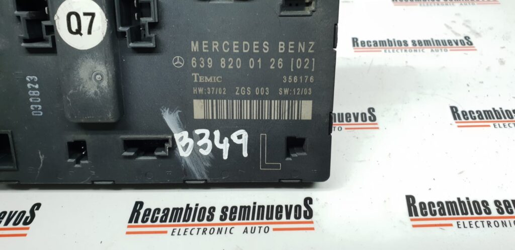 Modul CONFORT TEMIC MERCEDES-BENZ VITO 639 820 01 26 / 6398200126 / 356176639 820 01 26 / 6398200126 / 356176