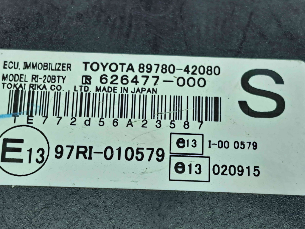 Modul confort Toyota Rav 4 II (CLA2, XA2, ZCA2, ACA2) [Fabr 2000-2006] 89780-42080