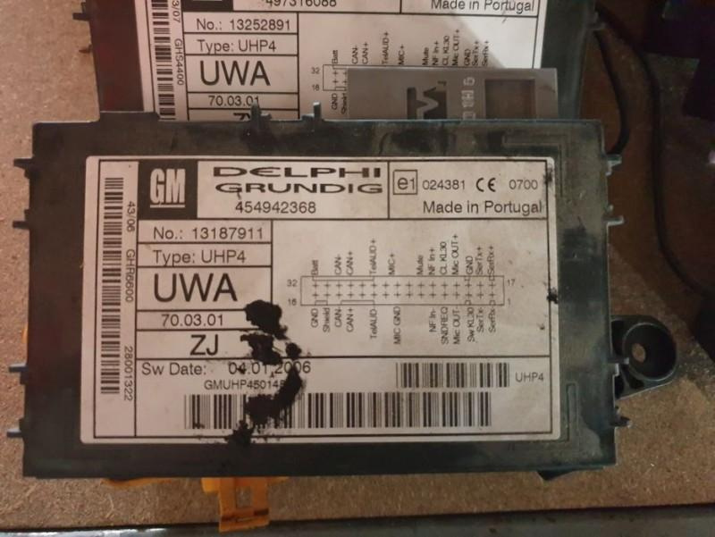 Modul confort UHP Opel Astra H facelift 2007-2010 13187911 ZJ