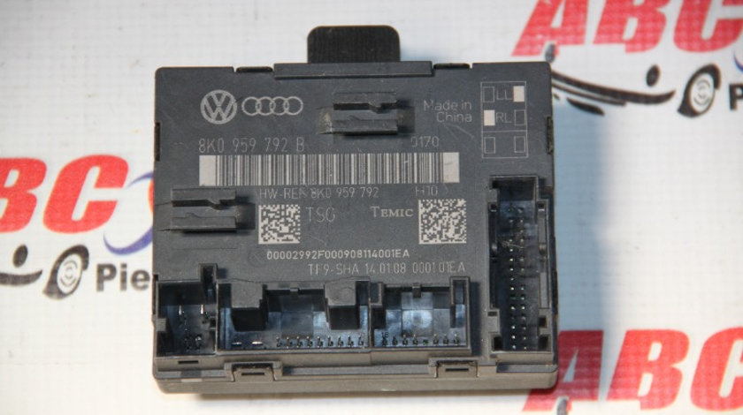 Modul confort usa dreapta fata Audi A4 8K B8 2008-2015 cod: 8K0959792B
