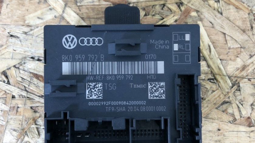 Modul confort usa dreapta fata Audi A4 B8 sedan 2008 (8K0959792B)