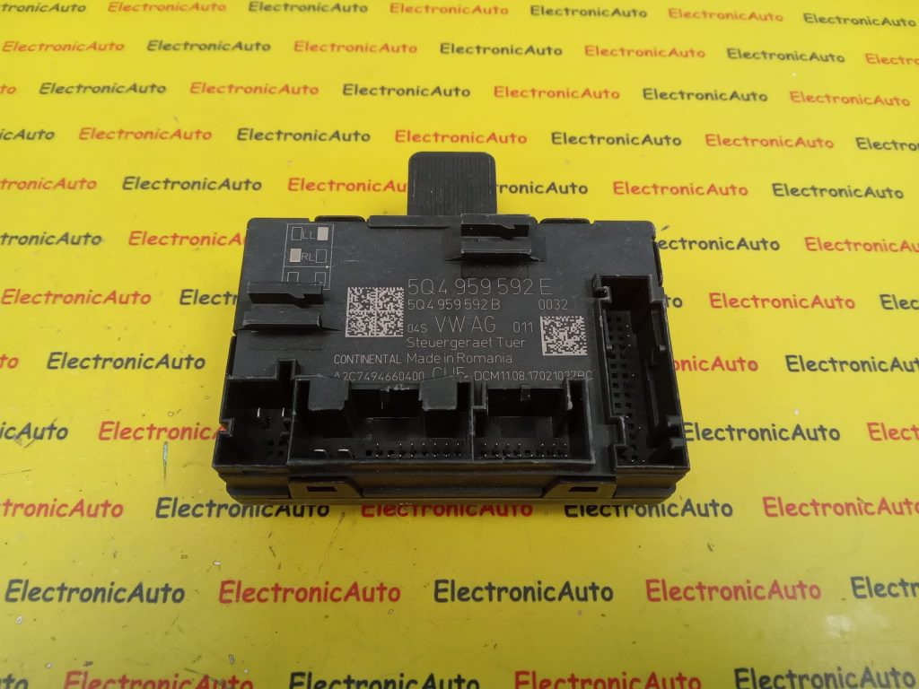 Modul confort usa dreapta fata Skoda Octavia 3 5Q4959592E, 5Q4959592B
