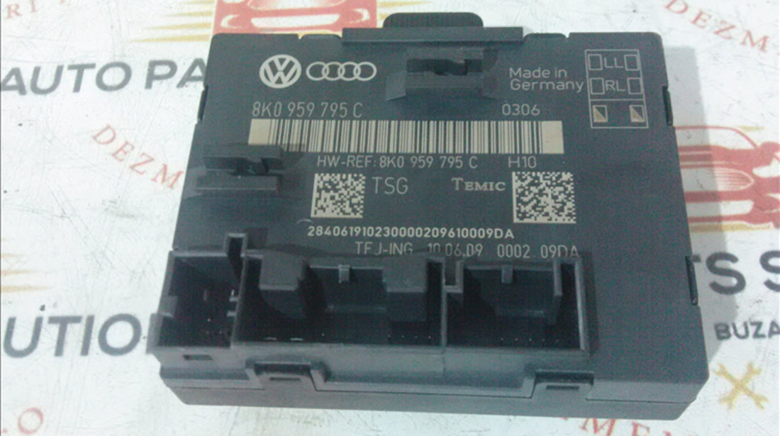 Modul confort usa dreapta spate AUDI A4 2008-2011 (B8)