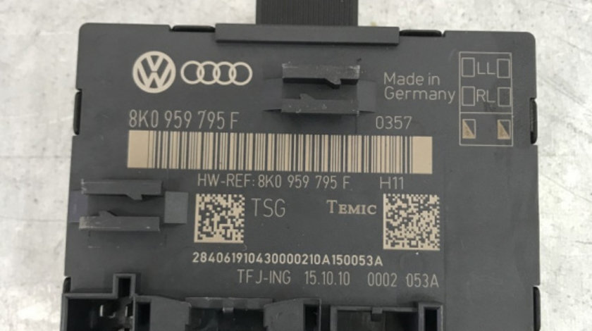 Modul confort usa dreapta spate Audi A4 B8 Avant 2.0TDI Quattro 170cp, Manual sedan 2010 (8K0959795F)