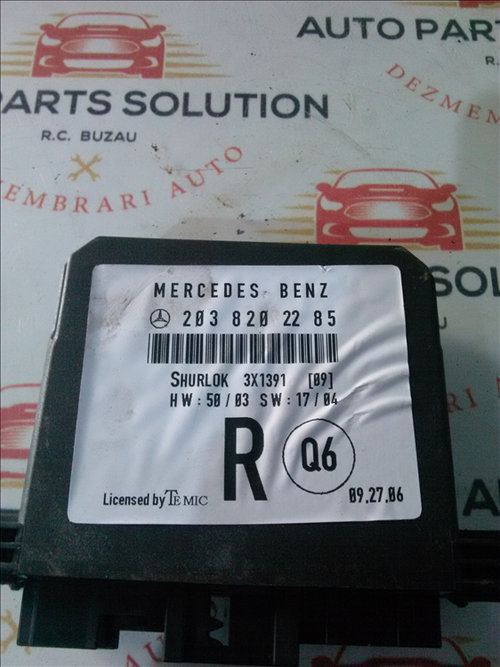 Modul confort usa dreapta spate MERCEDES-BENZ C CLASS 2.2 CDI an fabr. 2006