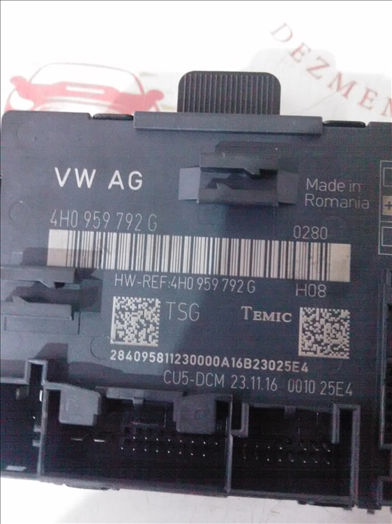 Modul confort usa stanga fata AUDI A8 an fabr. 2017
