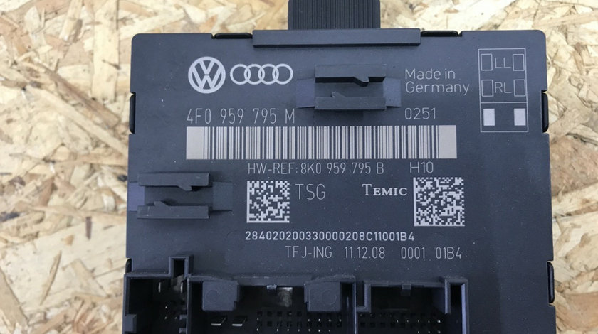 Modul confort usa stanga spate Audi A6 Av 2.0 TDI e A6 combi 2009 (8K0959795B)