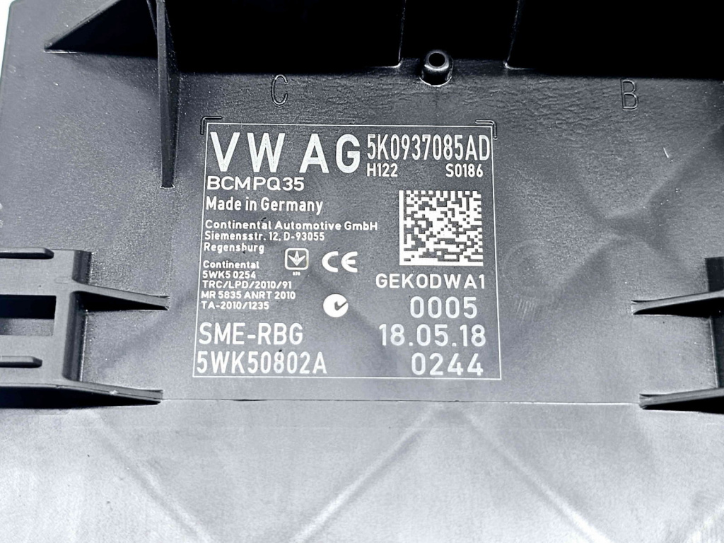Modul confort Volkswagen Caddy IV Van (SAA, SAH) [Fabr 2015-2024] 5K0937085AD