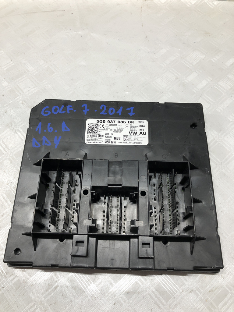 Modul confort Volkswagen Golf 7 1.6 Benzina 2017, 5Q0937086BK