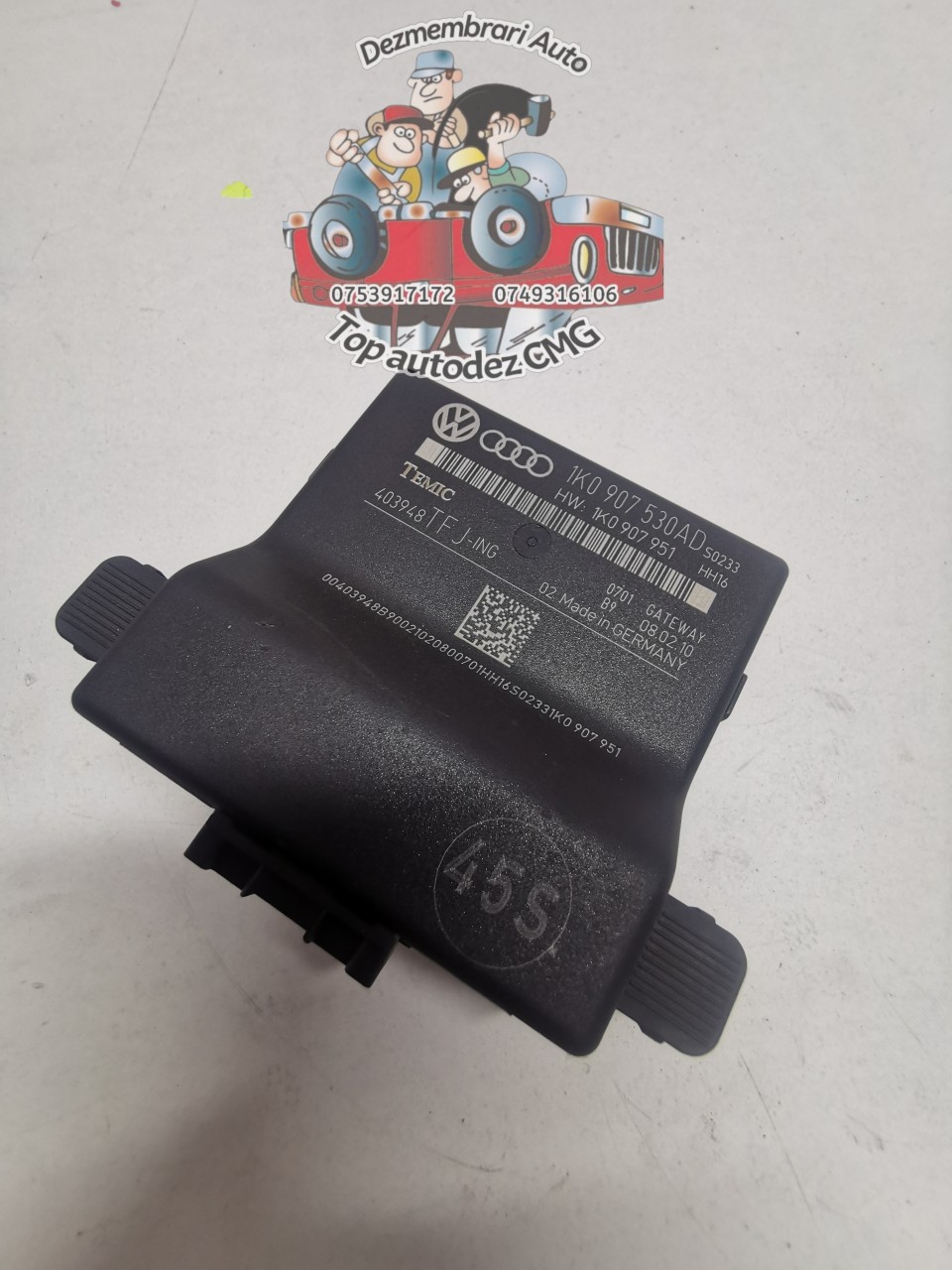Modul confort VW Golf 5 1K0907530AD calculator Can Gateway Touran Jetta Skoda Octavia Audi A3